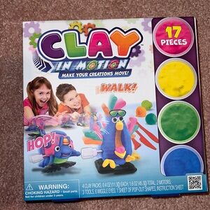 NIB Clay In Motion DIY wind up creations